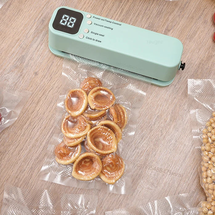 Selador a Vácuo para Alimentos – Portátil, Sem Fio e Recarregável USB