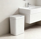 Lixeira Inteligente 15L com Sensor Automático (Branca) – Sensor de Movimento, Ideal para Banheiro/Cozinha