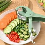 Fatiador de Legumes e Frutas Multiuso - Aço Inox